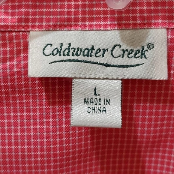 Pink plaid blazer size‎ large - Picture 4 of 6